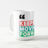 Motivierend Behalt Kaffeetasse (Vorderseite Links)