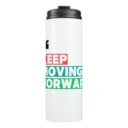 Motivierend Behalt Thermosbecher (Vorderseite)