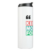 Motivierend Behalt Thermosbecher (Nach links gedreht)