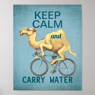 motivierend behalten Kamel Poster