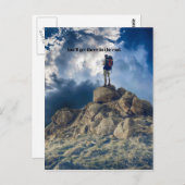 Motivierend bekommen Sie Postkarte (Vorne/Hinten)