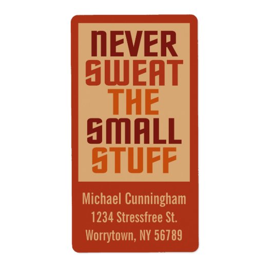 Motivierend benutzerdefinierte Etiketten (Vorne)