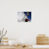 Motivierend Bergsteiger Poster (Küche)
