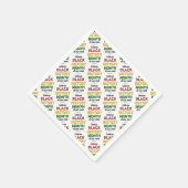 MOTIVIEREND BHM-Papier aus DER BLACK-GESCHICHTE Serviette (Ecke)