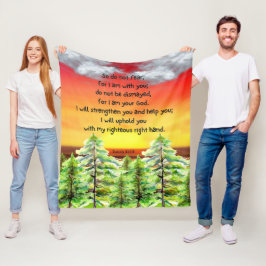 Motivierend Bibel Verse Fleece Blanket