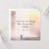 Motivierend Bibelangebot für Schriften Karte (Vorderseite/Rückseite Beispiel)