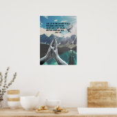 Motivierend Bibelverse Psalm 121 Poster (Küche)