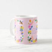 Motivierend Bienen mit 3 inspirierenden Quotes Cof Kaffeetasse (Vorderseite Links)