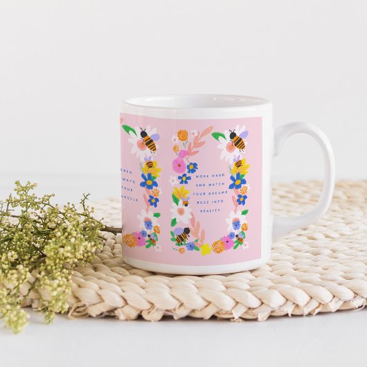 Motivierend Bienen mit 3 inspirierenden Quotes Cof Kaffeetasse