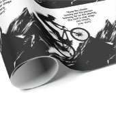 Motivierend Bike Sport, um Sie individuell Inspiri Geschenkpapier (Rolleneckpunkt)
