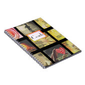 Motivierend Bilder und Slogansnetball-Thema Notizblock (Rechte Seite)