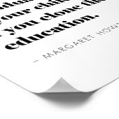Motivierend Bildungsangebot für den Schulunterrich Poster (Ecke)
