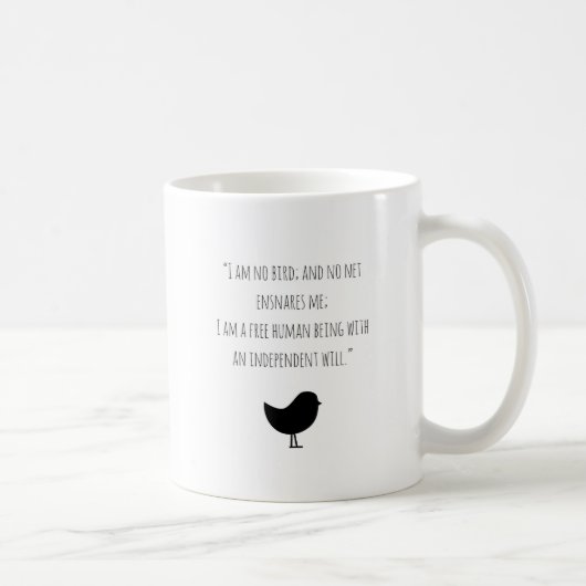 Motivierend bin ich keine Kaffee-Tasse Vogel Janes Kaffeetasse (Rechts)
