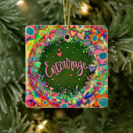 Motivierend Blumenfarben Hübsch fördern Keramikornament