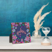 Motivierend Blumenherzen - Kindness-Inspiritivität Fotoplatte (InSitu)