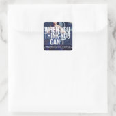 Motivierend Bodybuilding Gym Sticker (Tasche)