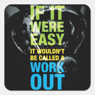 Motivierend Bodybuilding Gym Sticker