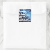 Motivierend Bodybuilding Gym Sticker (Tasche)