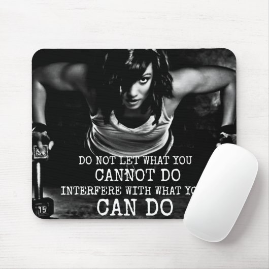Motivierend Bodybuilding Mousepad (Mit Mouse)