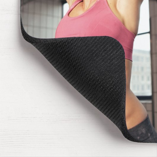 Motivierend Bodybuilding Mousepad (Ecke)