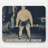 Motivierend Bodybuilding Mousepad (Vorne)