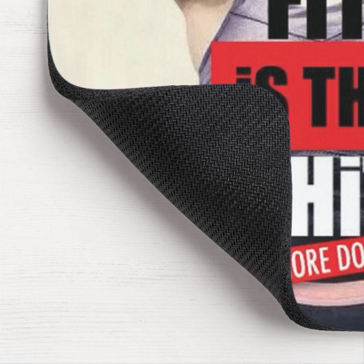 Motivierend Bodybuilding Mousepad (Ecke)