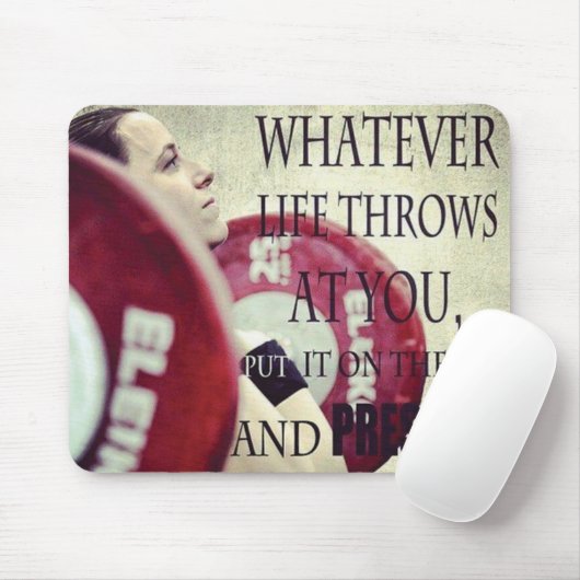 Motivierend Bodybuilding Mousepad (Mit Mouse)