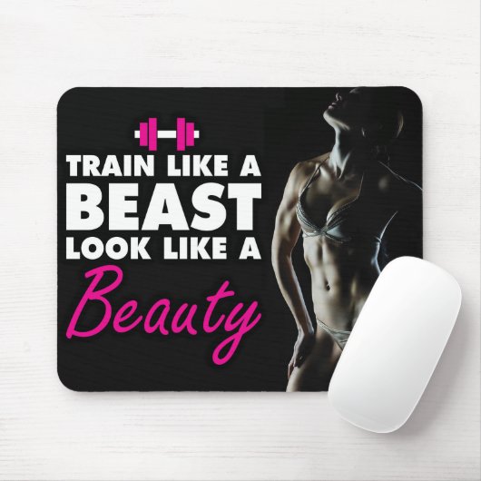 Motivierend Bodybuilding Mousepad (Mit Mouse)