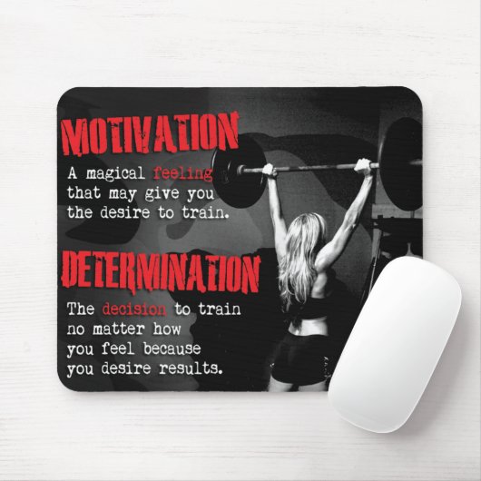 Motivierend Bodybuilding Mousepad (Mit Mouse)