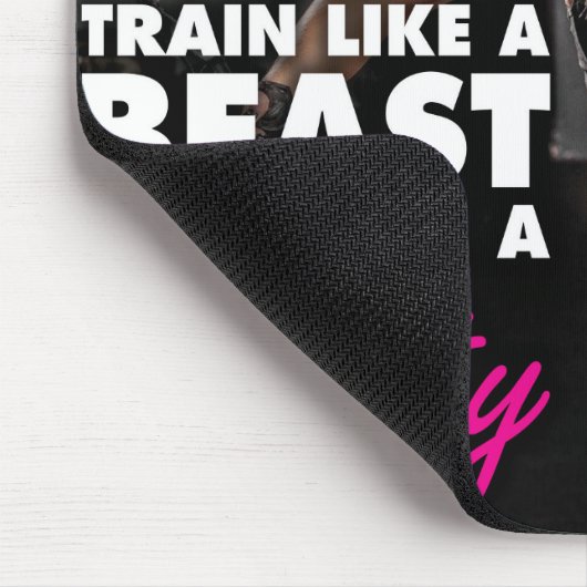 Motivierend Bodybuilding Mousepad (Ecke)