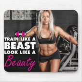 Motivierend Bodybuilding Mousepad (Vorne)