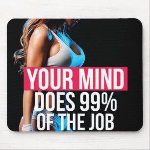 Motivierend Bodybuilding Mousepad