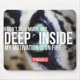 Motivierend Bodybuilding Mousepad