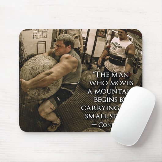 Motivierend Bodybuilding Mousepad (Mit Mouse)