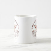 Motivierend Boho Butterfly Kaffeetasse (Mittel)