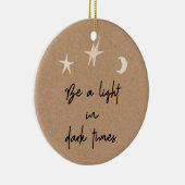 Motivierend Boho Stars Moon Kleine Geschenk Keramik Ornament (Rechts)