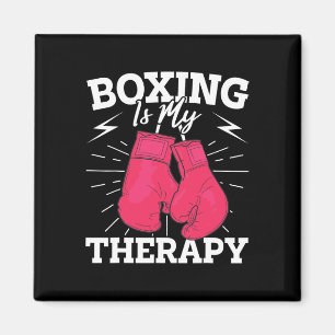 Motivierend Boxdesign für Pionatkämpfer Magnet