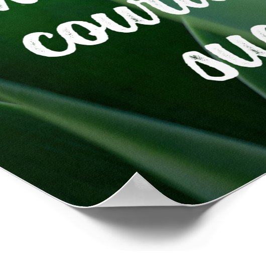 Motivierend Buddha Poster (Ecke)