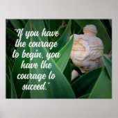 Motivierend Buddha Poster (Vorne)