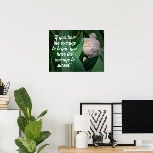 Motivierend Buddha Poster (Heimbüro)