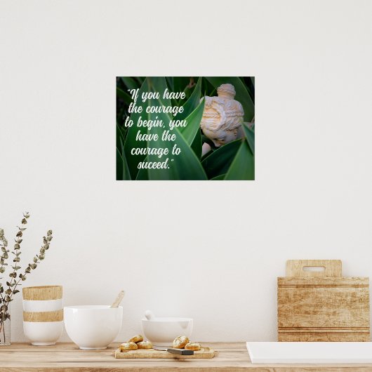 Motivierend Buddha Poster (Küche)