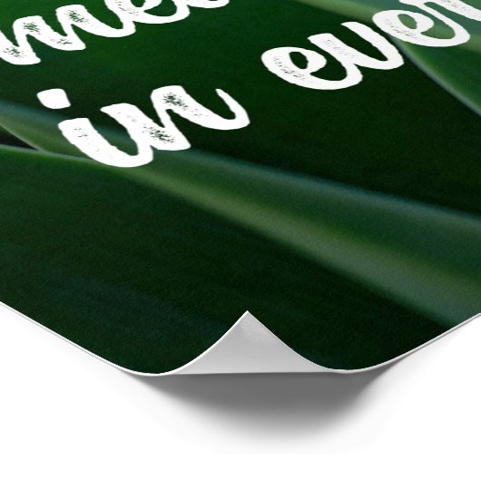 Motivierend Buddha Poster (Ecke)