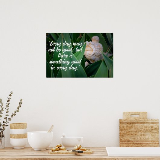 Motivierend Buddha Poster (Küche)