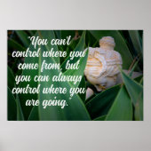 Motivierend Buddha Poster (Vorne)