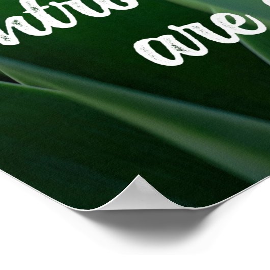 Motivierend Buddha Poster (Ecke)