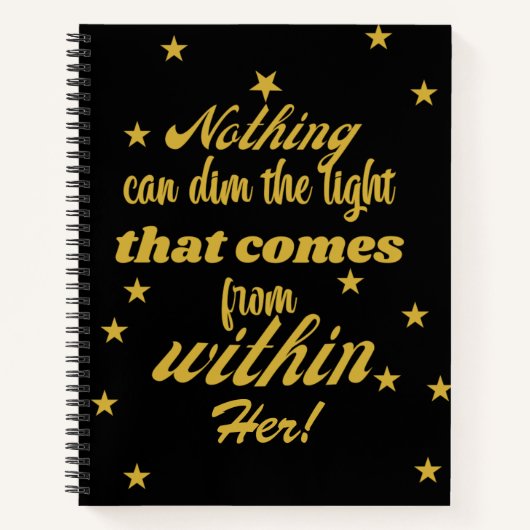 Motivierend Bullet Journal Notizblock (Vorderseite)