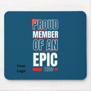Motivierend Büro für kundenspezifische Logokombina Mousepad