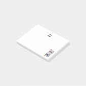 Motivierend Büro für kundenspezifische Logokombina Post-it Klebezettel (angewinkelt)