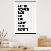 Motivierend Bürodekoration Poster (Küche)