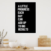 Motivierend Bürodekoration Poster (Küche)